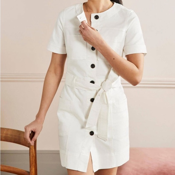 Boden Dresses & Skirts - BODEN Casual Stitch Detail Sz 8L Old Money Dress